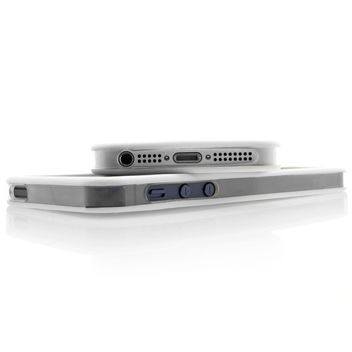 NEU ! Apple iPhone 5s TPU Bumper Case Silikon Schutz Folie Hülle Cover weiss - Bild 8 von 8