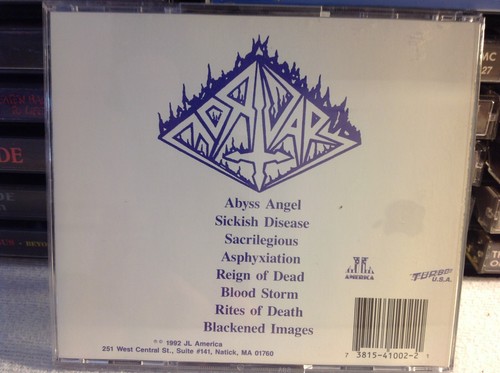 MORTUARY BLACKENED IMAGES DEATH METAL CD '92 JL AMERICA OG MORBID SAINT RARE OOP - Picture 7 of 8