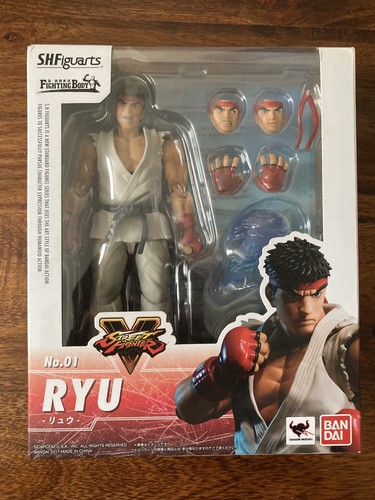 Ryu Street Fighter SH Figuarts Bandai Tamashii Nations Action Figure | eBay