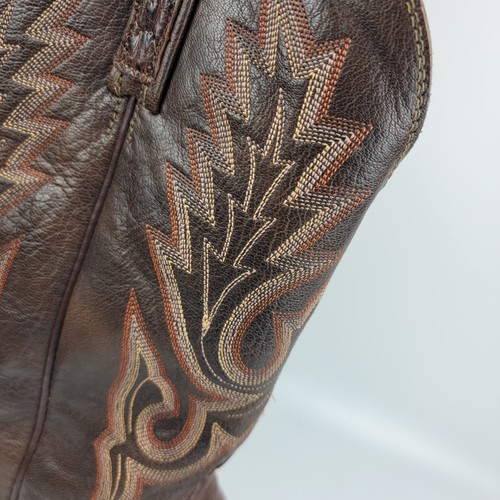 Lucchese Mens N9578.R4 Sienna Smooth Ostrich Western Boots Sz 12EE Med Round Toe - Picture 15 of 23