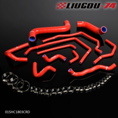 Fit For 02-06 Subaru Impreza WRX/STi GDA/GDB EJ207 Silicone Radiator Hose Kit