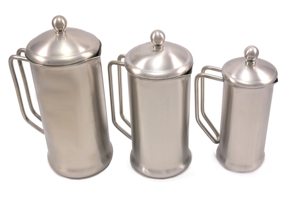 CHEF-HUB STAINLESS STEEL CAFETIERE - FRENCH COFFEE PRESS SATIN FINISH - Image 3 of 4