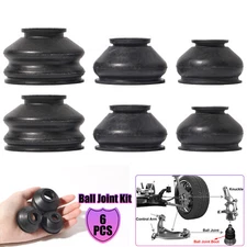 6PC Multipack Ball Joints Dust Boot Cover Track Tie Rods Ends Set Kit Universal