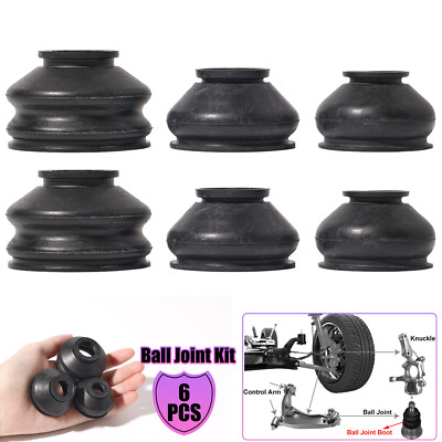 #ad 6PC Multipack Ball Joints Dust Boot Cover Track Tie Rods Ends Set KitsUniversal $9.99