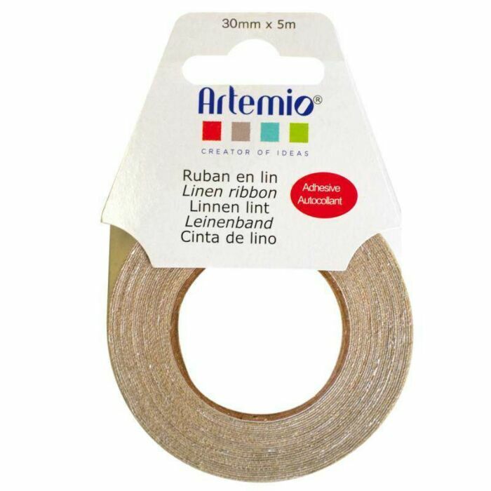 Tessuto Nastro (Nastro Adesivo Tessile) Nastro Lino Adesivo 3 CM