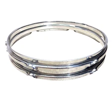 2 Yamaha 12" 6 Lug Tom Drum Hoops Rims Steel