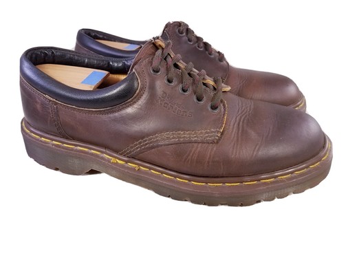 Dr. Martens Vintage Hecho En Inglaterra Hombre Zapatos Oxford Size UK 10/US  11 Marrón | eBay
