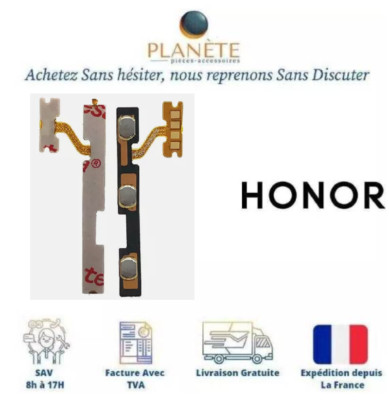Nappe (câble Ruban) ON/OFF Et Volume Pour Honor X8 - Neuf, Générique, Origine Chine