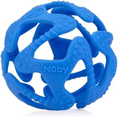 Babyteething Ball Silikon Nuby 3M + Verschiedene Farben Beißringe