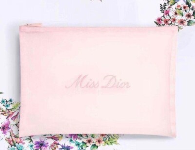 Miss Dior ピンクケアセット ショッパー・メッセージカード付き Christian Dior Miss Dior Pouch Mesh Novelty Pink w/Box vip gift 20
