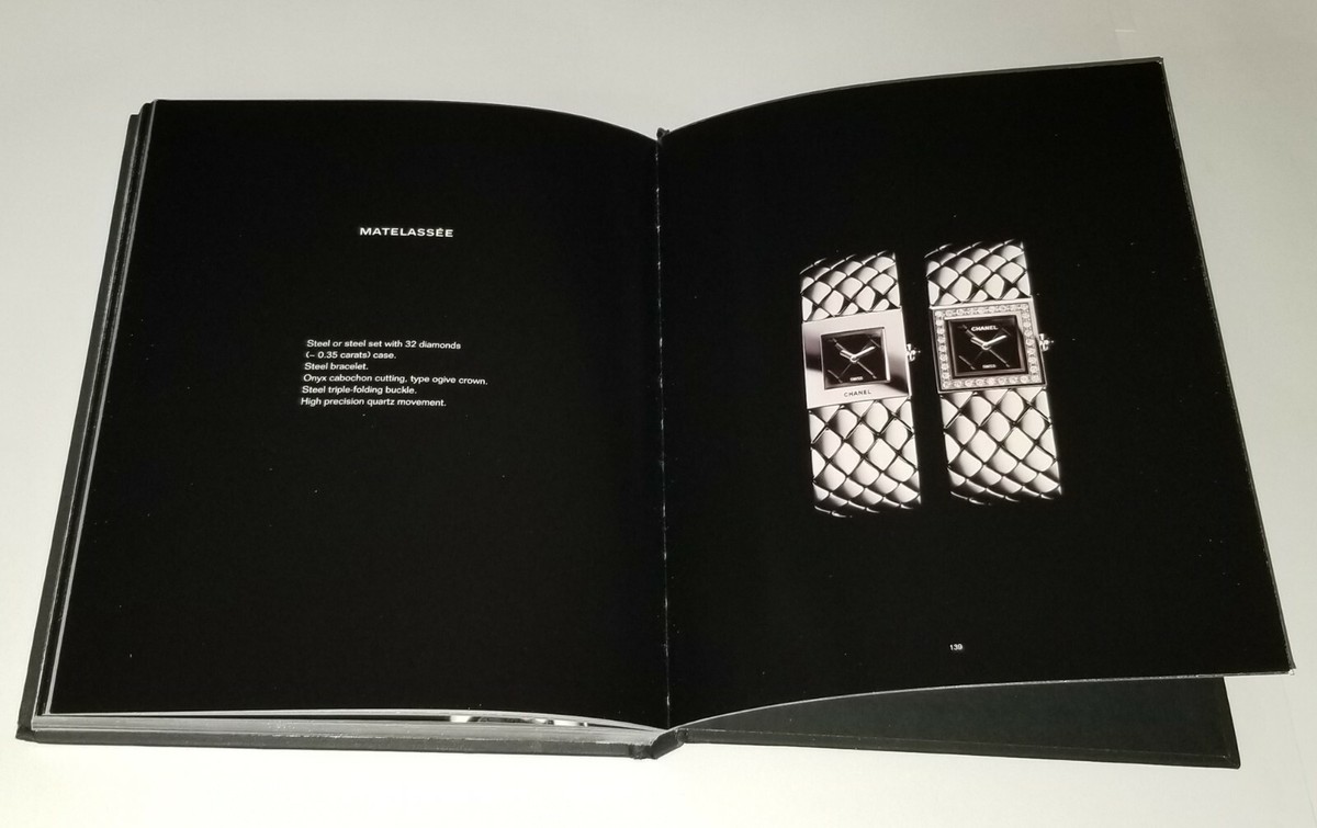 CHANEL WATCH CATALOG WRISTWATCH DESIGN J12 2009 HARDCOVER BOOK