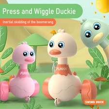 Educational Baby Toy,Press and Wiggle Duckie for Intellectual Development
