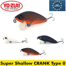YO-ZURI SUPER SHALLOW CRANK TYPE 0 ZERO FLOATING FISHING HARD BAIT LURE 65mm 8g
