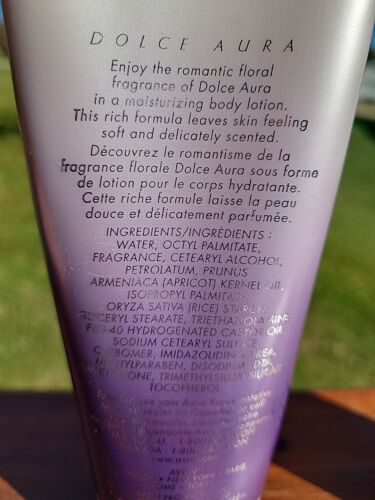 AVON Menge 2 Dolce Aura Bodylotion 6,7 flüssige Unzen & Pulver 2,6 Unzen eingestellt Rarität - Bild 5 von 9