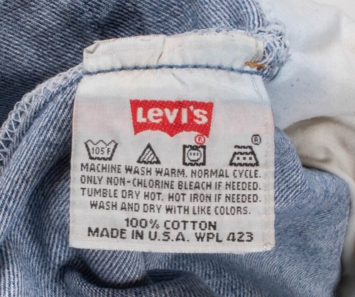 Vintage 1990s LEVI's 501 XX Red Tab Button Fly Blue Denim Jeans Men's Size 39x29 - Picture 6 of 7