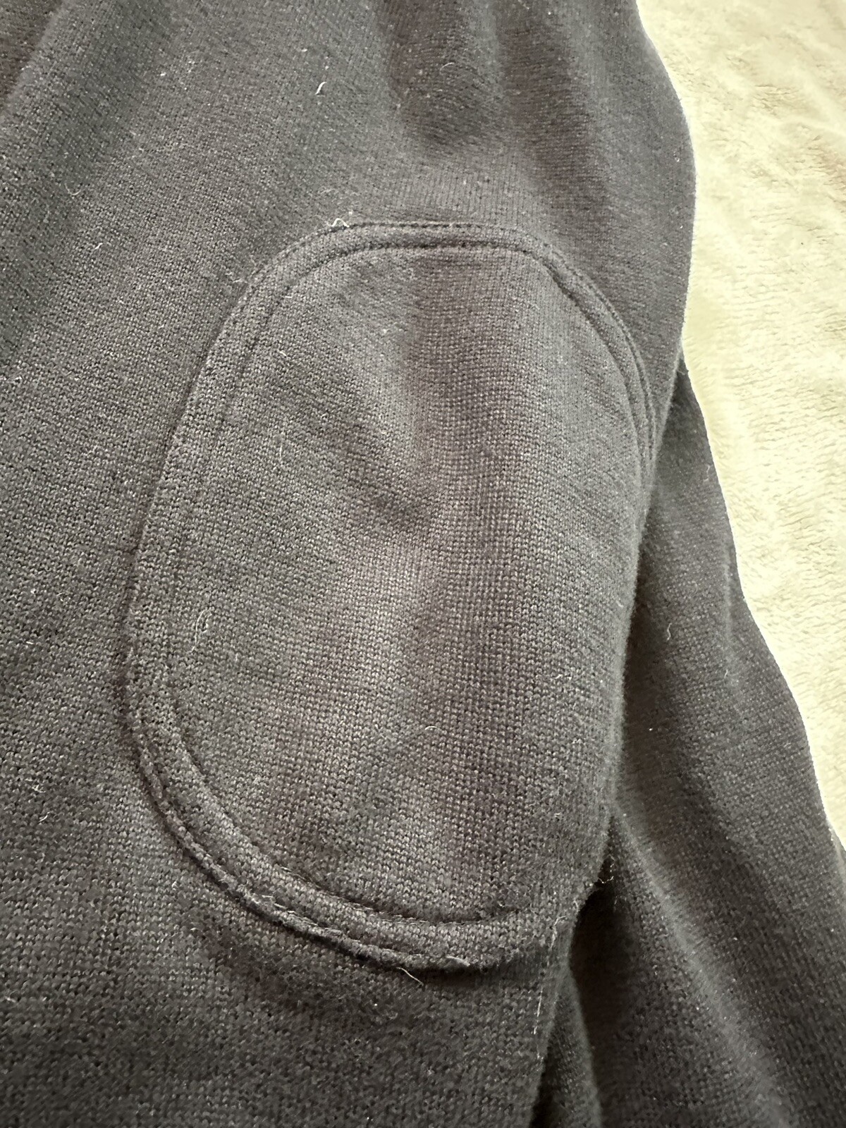 Penske Auto NASCAR Black Quarter Zip Cutter & Buck Pullover Mens Sz Large L