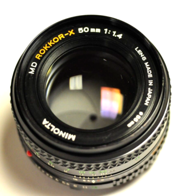 Objectif Minolta MD Rokkor 100mm F/4 Macro Occasion Bon état