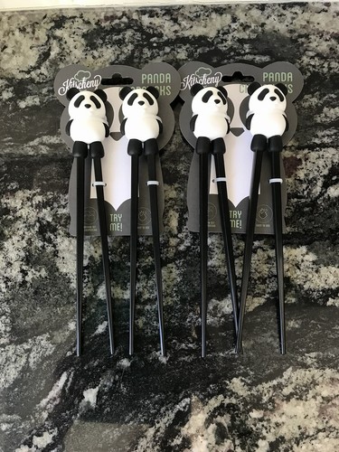 Panda Chopsticks Training Kids Set Of 2 NEW! - Picture 3 of 4