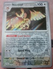 Pokemon TCG Scarlet & Violet Stellar Crown Noctowl 115/142 Reverse Holo