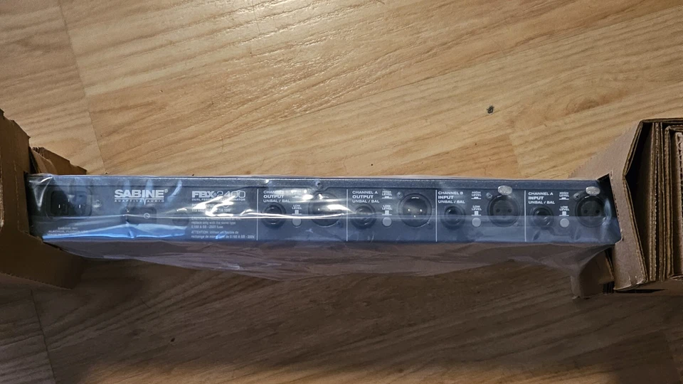 NEW SABINE DUAL CHANNEL FEEDBACK EXTERMINATOR FBX2400 - Image 4 of 4