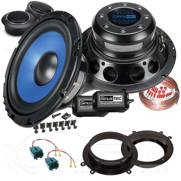 Sinustec Auto Lautsprecher FüR Citroen Jumpy 2 2007-2016 Front TüR 300W #A4Y9-image