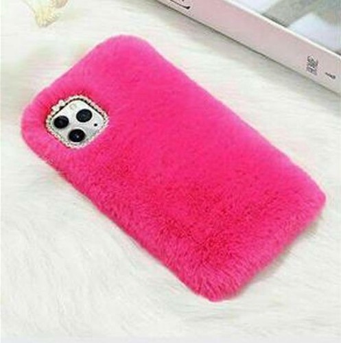 Plush Fuzzy Fluffy Phone Case For iPhone 11 12 13 14 15 16 Pro Max XR X 6 7 8 SE - Picture 16 of 17