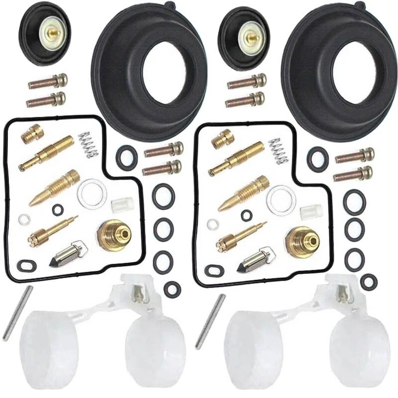 FOR Honda VT1100 VT 1100 Carburetor Repair Kit Diaphragm Float Air Cut-off Valve Foto 2 de 3