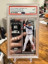 2018 Contenders Optic Season Ticket- RONALD ACUNA JR. - Rookie RC PSA 9 🔥📈