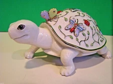 LENOX SUMMER ENCHANTMENT TURTLE Artist Parvaneh Holloway sculpture NEW n BOX COA