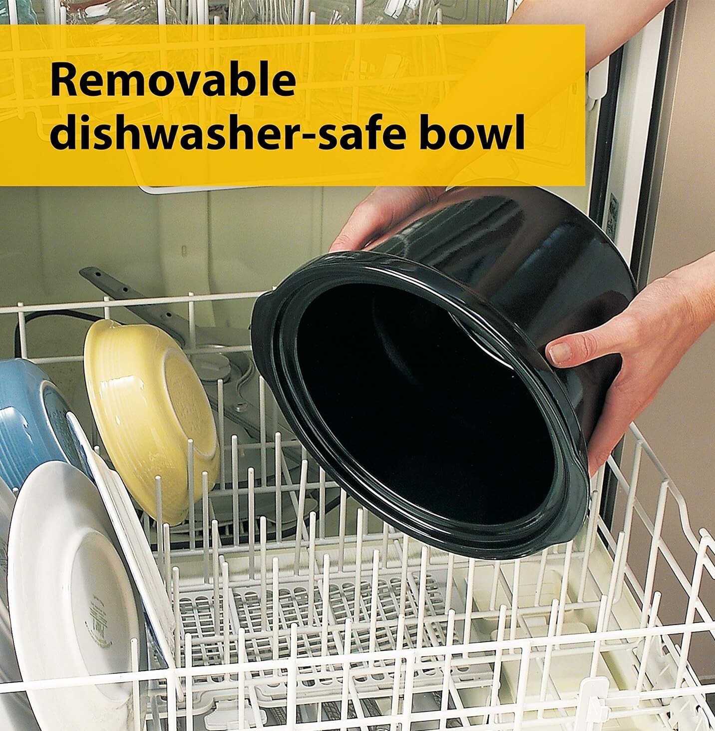 Crockpot Slow Cooker Removable EasyClean Ceramic Bowl 1.8 L Small