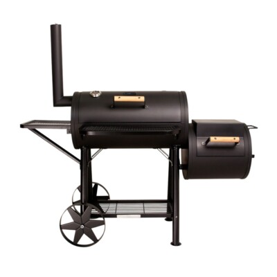 CosmoGrill Outdoor XXXL 90 kg Holzkohlegrill Fass Offet Smoker Grill Garten