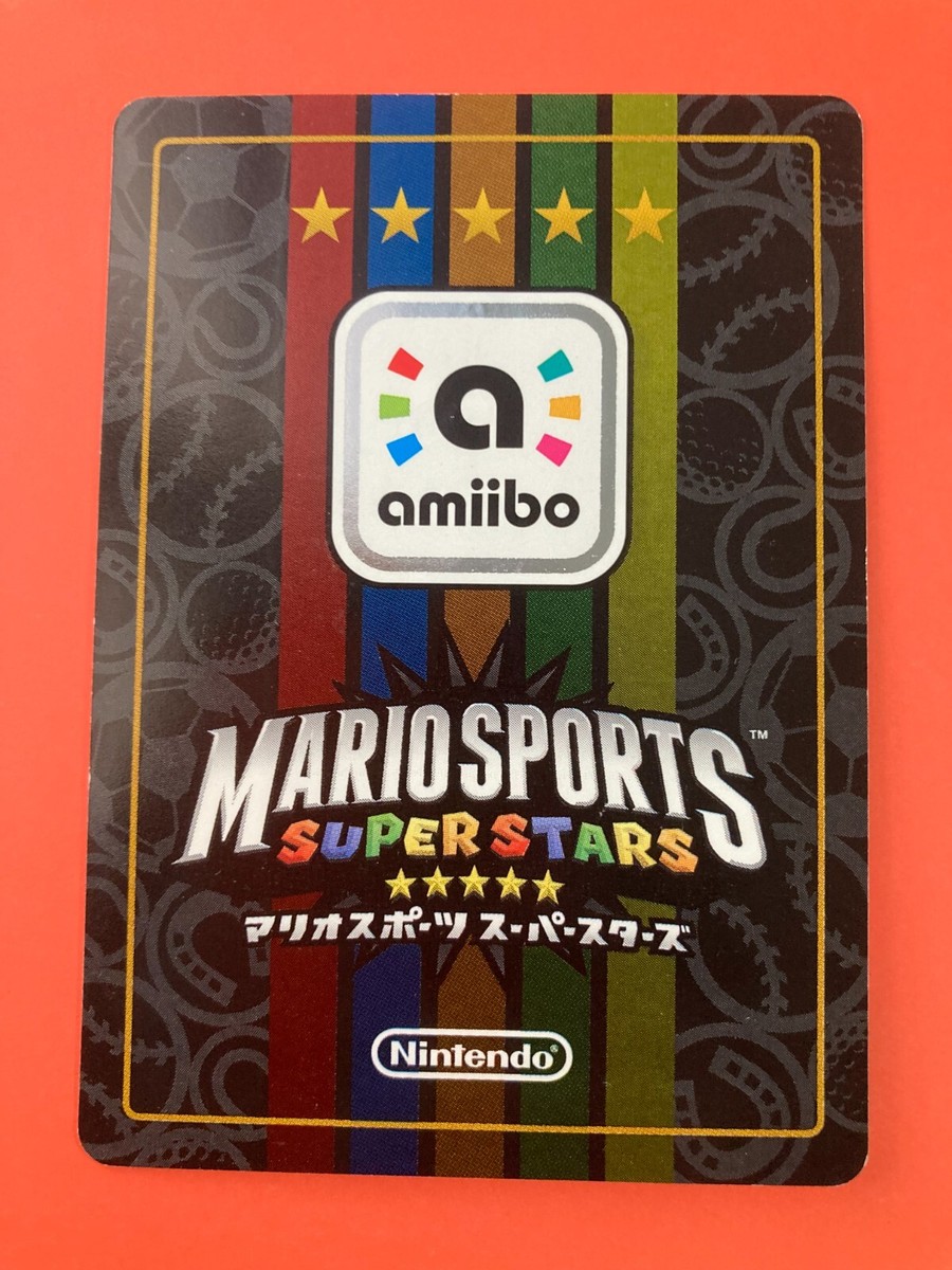 Mario Sports Superstar amiibo BABY MARIO Super Mario Card bandai