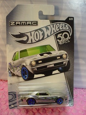 2018 Hot Wheels 50th Anniversary ZAMAC Flames🔥Walmart