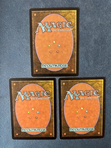 MTG 3X CHINESE JUDGMENT DWARVEN BLOODBOILER MAGIC THE GATHERING RARE CREATURE - Picture 4 of 6