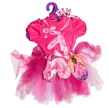My Life As Doll Pink Ballerina Outfit Tutu Dress Tiara Shoes Fits 18" Dolls NWT