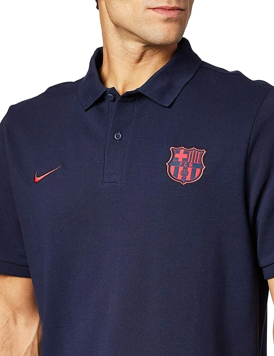 Polo nike futbol barcelona azul eBay