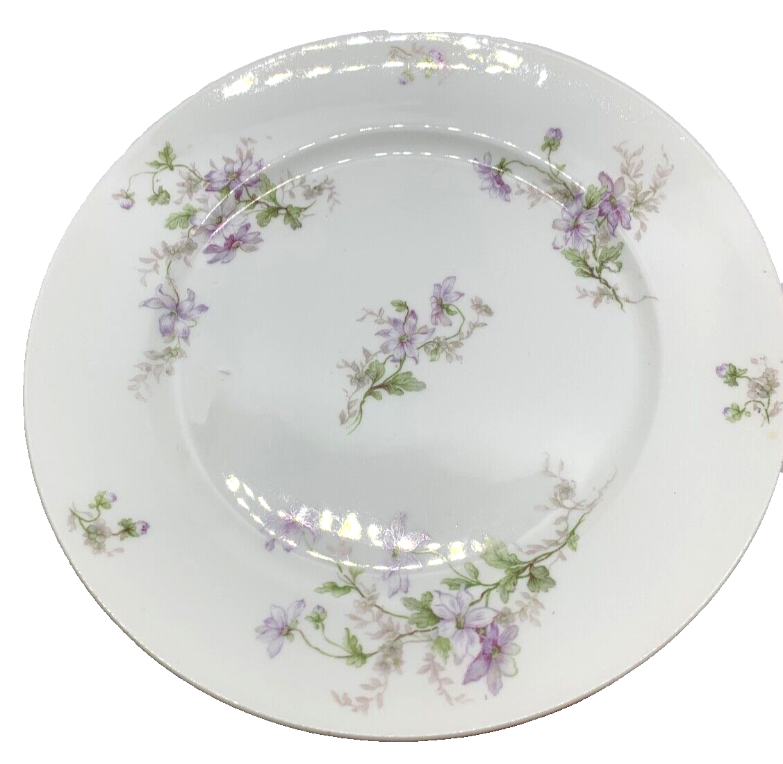CHF130 Purple Violets Flowers Charles Field Haviland Limoges