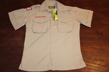 Boy Scouts of America BSA Youth Shirt NWT New Medium Vented Microfiber