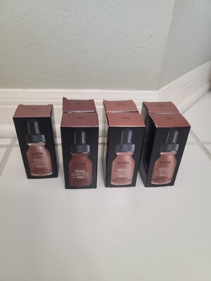 DISCONTINUED LOT 6 NYX TOTAL CONTROL PRO DROP FOUNDATION Siena Mocha Cappuccino 