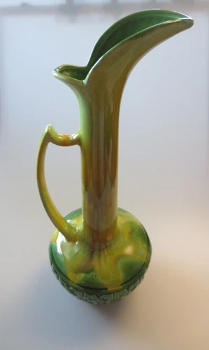 STUNNING VINTAGE 18" HAEGER  GRECIAN  BRUTALIST EWER PITCHER VASE MID CENTURY