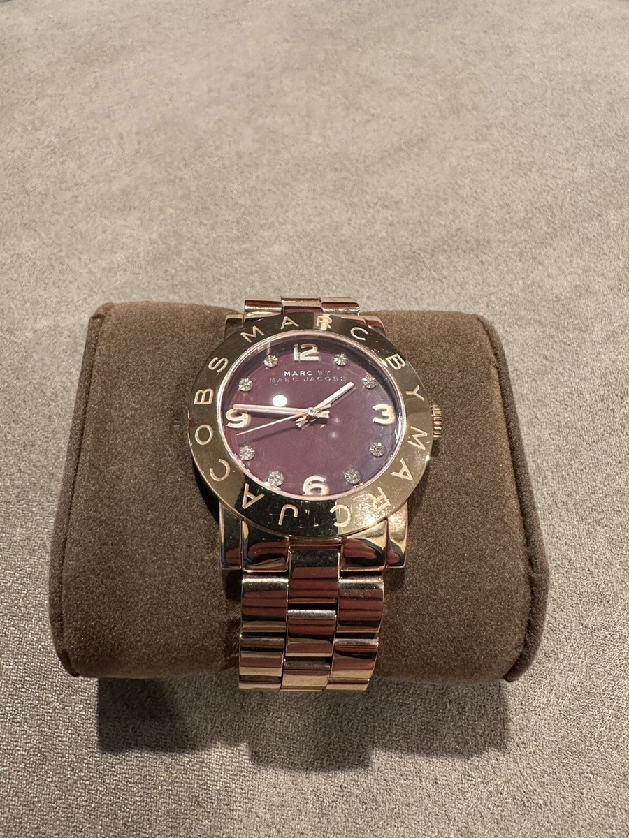 Marc By Marc Jacobs Amy Brown Women s Rose Gold Plated Watch MBM8618