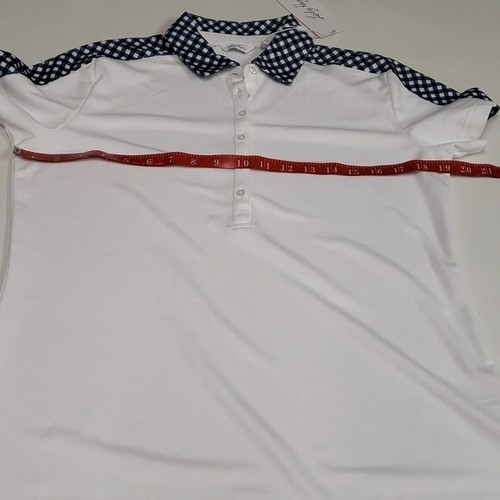 Lady Hagen Womens Print Block Short Sleeve Golf Polo Size Medium New With Tags - Picture 8 of 9