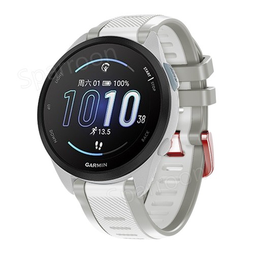 Replacement Silicone Sports Strap Quick Fit Watch Band For Garmin Forerunner 165 - Picture 43 of 74