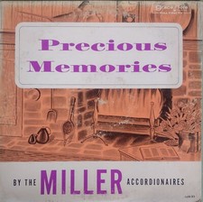 Miller Accordionaires 1967 LP Precious Memories Record Goshen Indiana