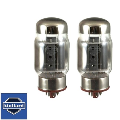 Brand New Plate Current Matched Pair 2x Mullard Reissue KT88 6550 Vacuum Tubes