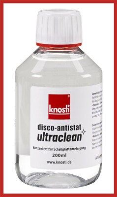 Knosti ''Disco-Antistat Ultraclean'' Reinigungs-Konzentrat zur Schallplattenwäsche