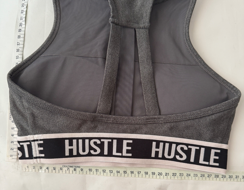 Lorna Jane Hustle Gray Zip Up Sports Bra please see photos for measurements - Picture 4 of 10