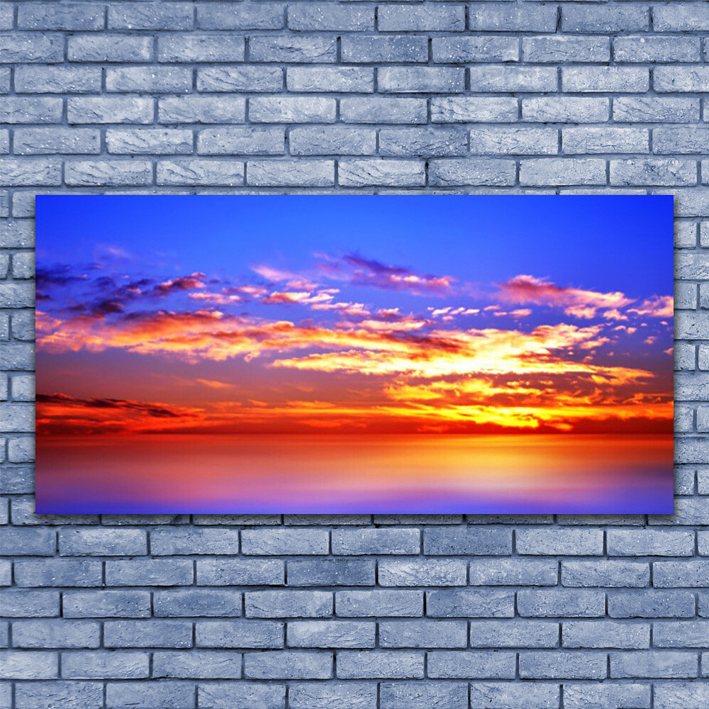 Tableau plexiglas paysage de mer 140x70 pour illuminer le salon