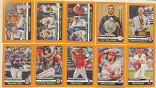 2020 Topps Big League Baseball Base Blue/Orange Parallel and Inserts (You Pick)