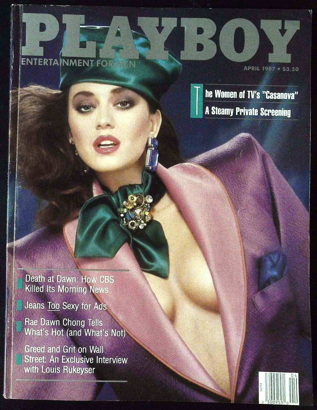 PLAYBOY US April 1987 AVA FABIAN Anna Clark RAE DAWN CHONG Playboy Music @ VGC